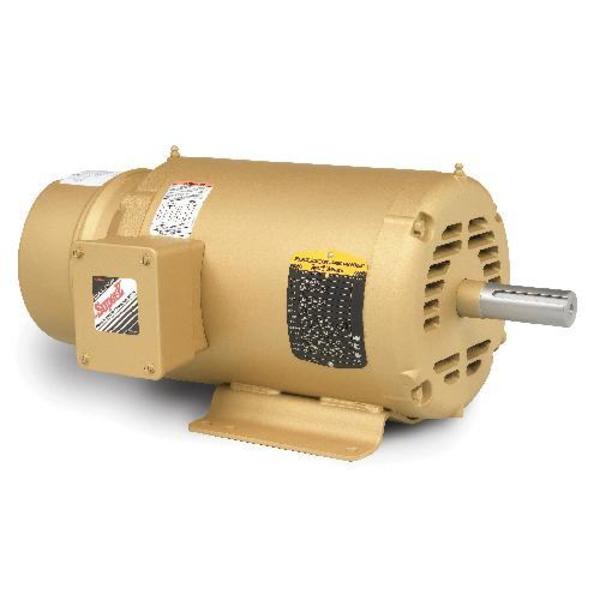 Baldor-Reliance 3Hp, 1765Rpm, 3Ph, 60Hz, 182T, 3630M, Open, F1 EBM3211T